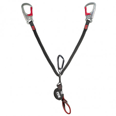 Anclaje doble para vía ferrata Ferratum Cinchless Restloop de Fixe