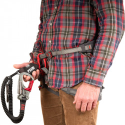 Anclaje doble para vía ferrata Ferratum Cinchless Restloop de Fixe