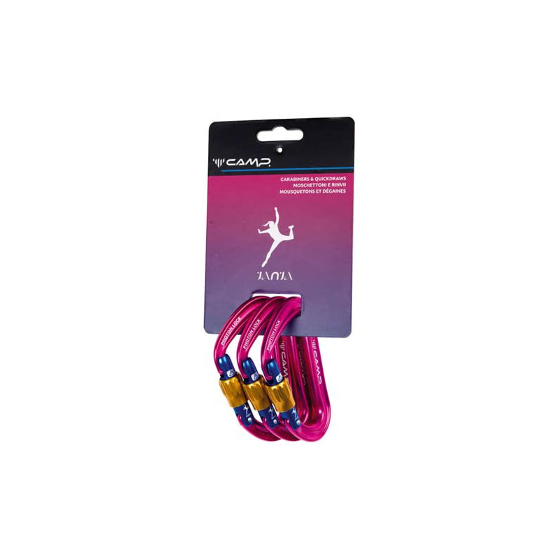 Pack de 3 mosquetones de rosca Photon Lock Janja de Camp